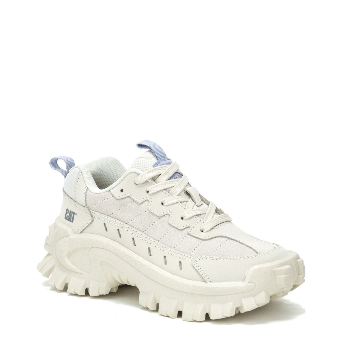 CAT - Intruder Ess Zapatilla Urbana Mujer Cuero Blanca Cat