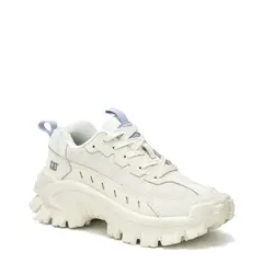 CAT - Intruder Ess Zapatilla Urbana Mujer Cuero Blanca