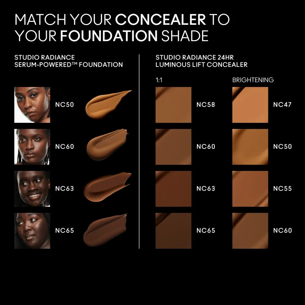 Corrector Studio Radiance Concealer Cosmetics - Nc63, foto 6