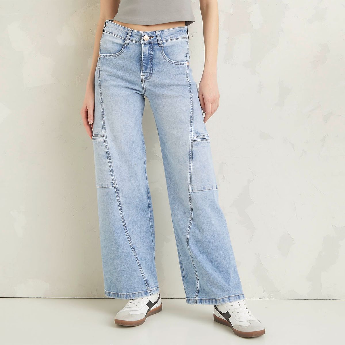 AMERICANINO - Jeans Flare Tiro Alto Mujer Americanino