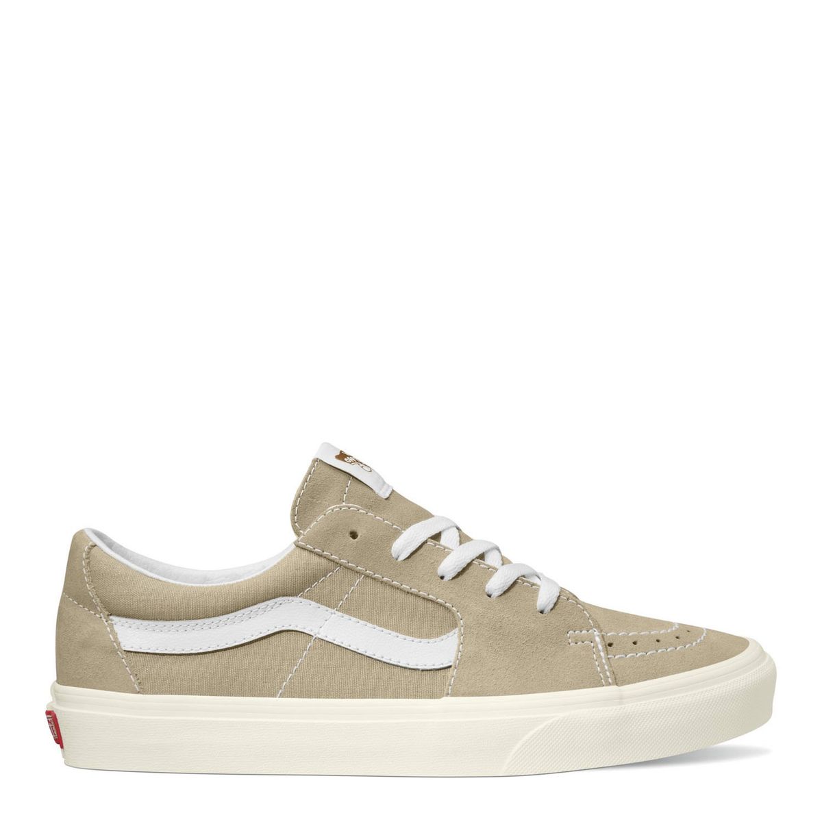 VANS - Sk8-Low Zapatilla Urbana Mujer Cuero Beige Vans