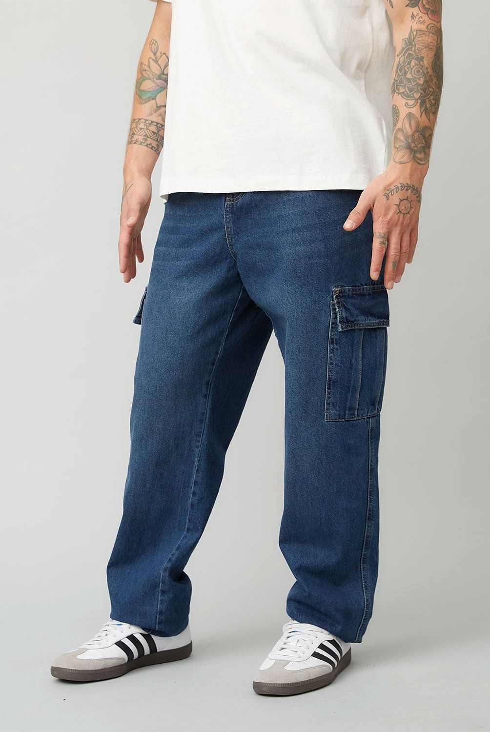 AMERICANINO - Jeans Cargo Fit Americanino Algodón Hombre