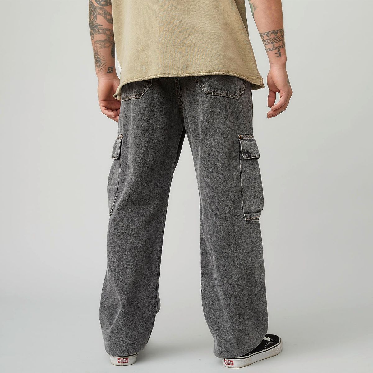 AMERICANINO - Jeans Americanino Cargo Straight Fit Hombre Algodón