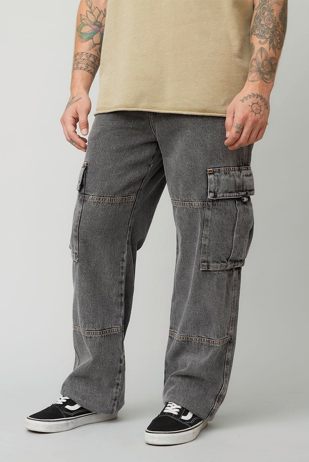 AMERICANINO - Jeans Americanino Cargo Straight Fit Hombre Algodón
