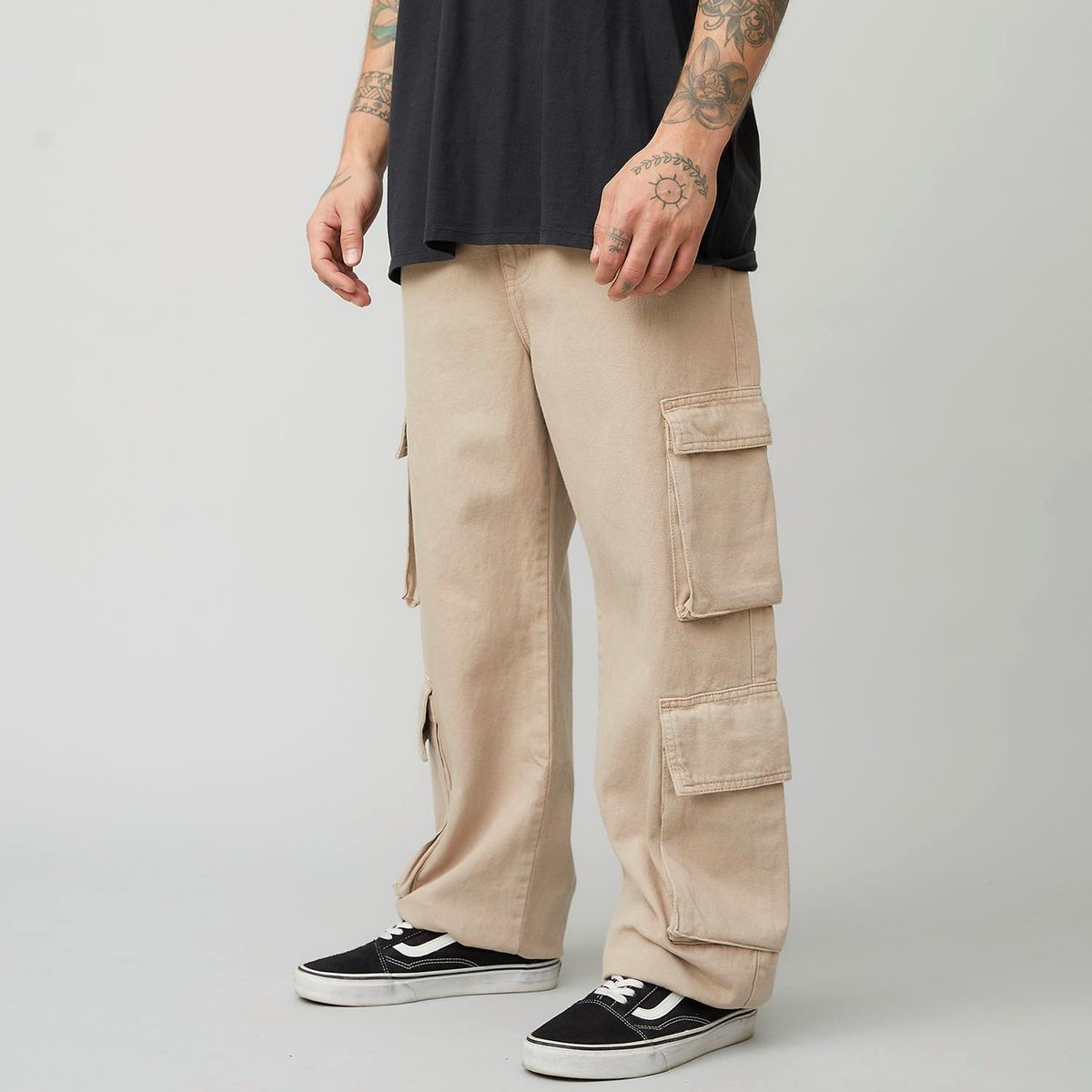 AMERICANINO - Jeans Cargo Straight Fit Americanino Hombre Algodón