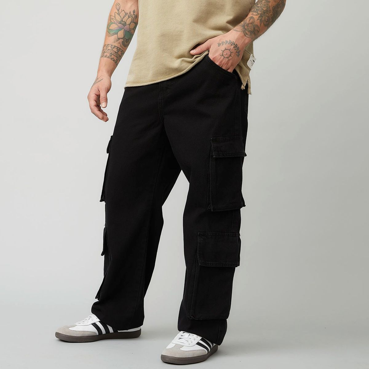 AMERICANINO - Jeans Cargo Straight Fit Americanino Hombre Algodón