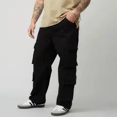 AMERICANINO - Jeans Cargo Straight Fit Hombre Algodón