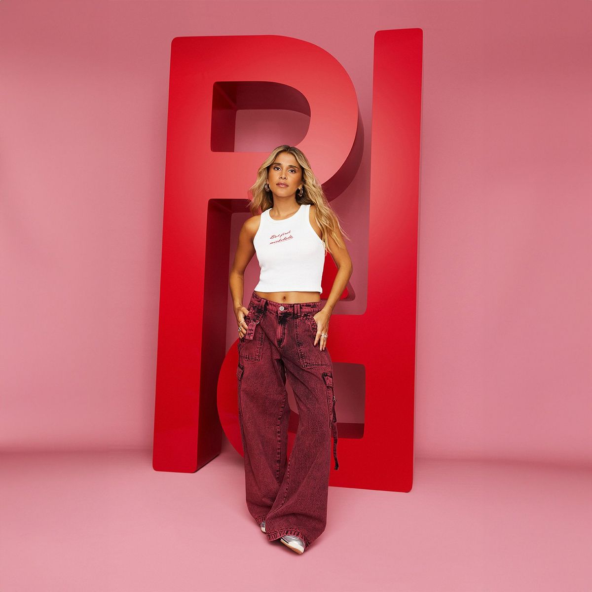 FALABELLA - Jeans Cargo Tiro Alto Mujer Por Paula Fernandez Algodón