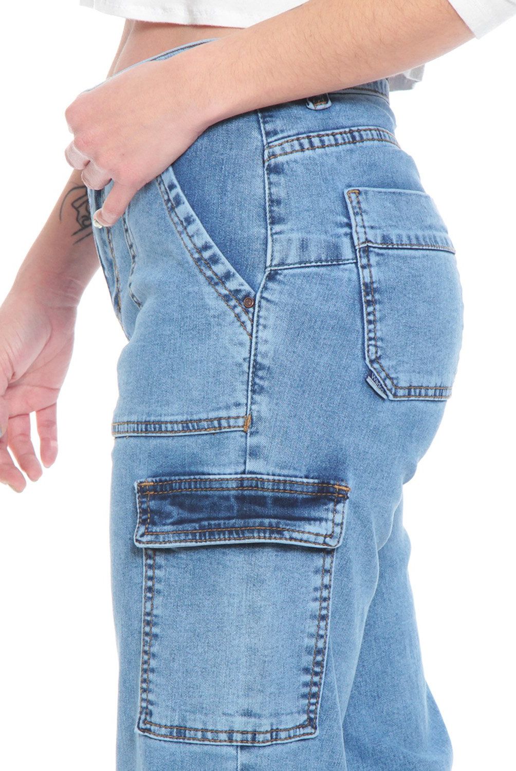 WADOS - Jeans Recto Tiro Alto Mujer Wados