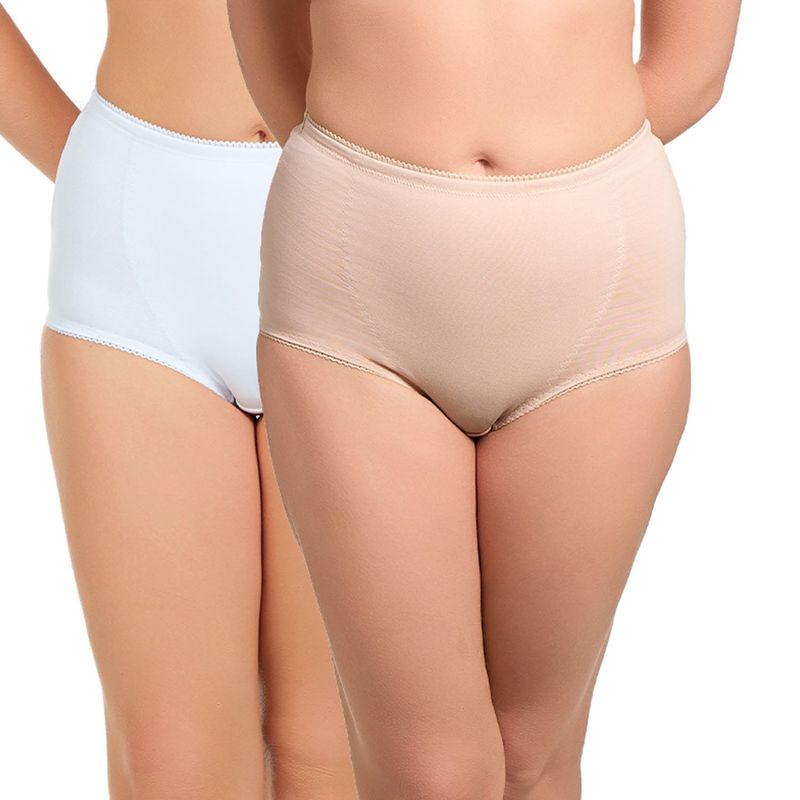 INTIME - Pack de 2 Calzones Tiro Alto Mujer Intime
