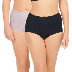 INTIME - Pack de 2 Calzones Tiro Alto Mujer