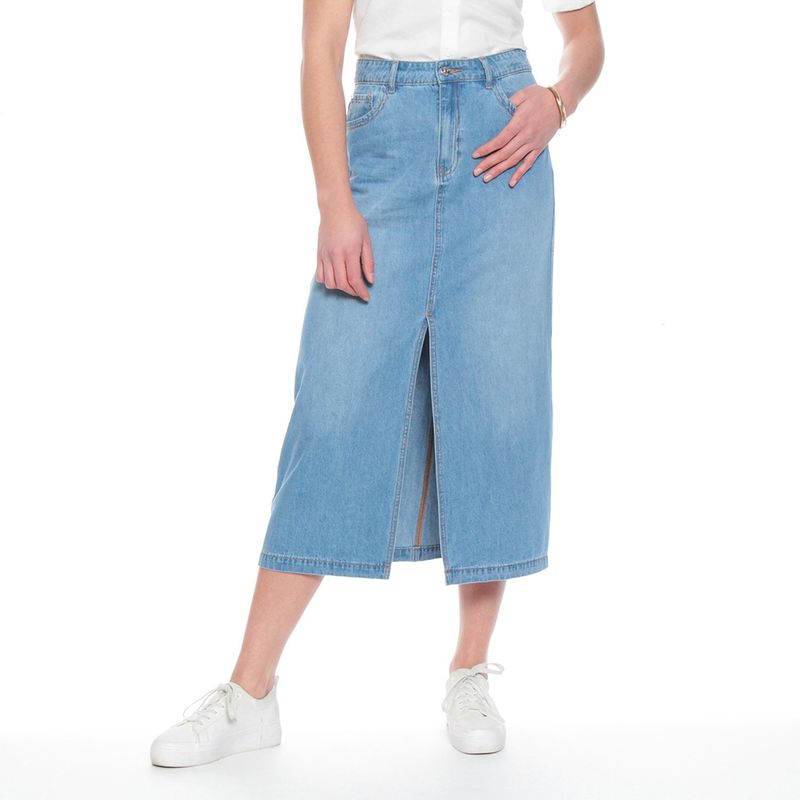 WADOS - Falda Larga Algodón Mujer Wados