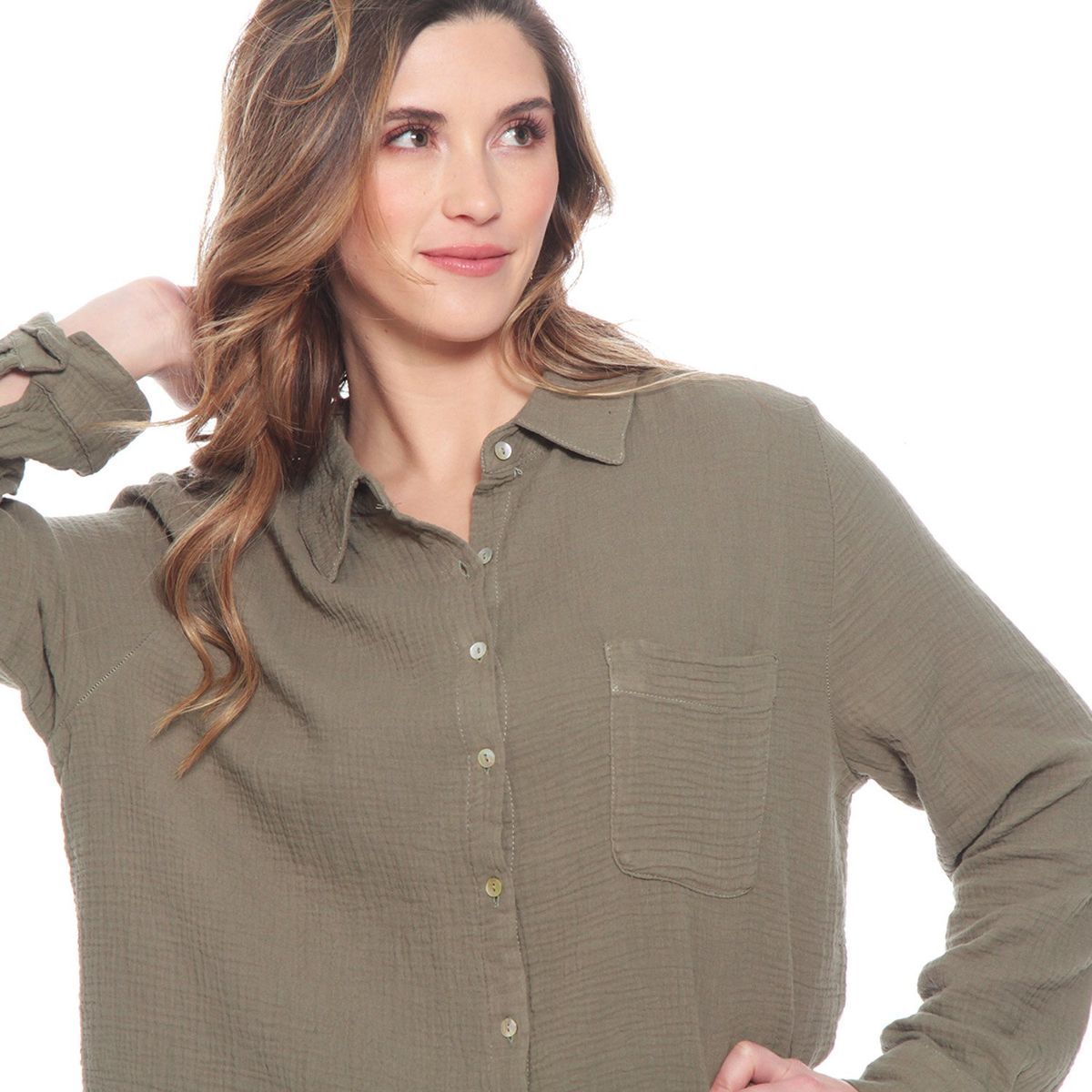 WADOS - Blusas Manga Larga Algodón Mujer Wados