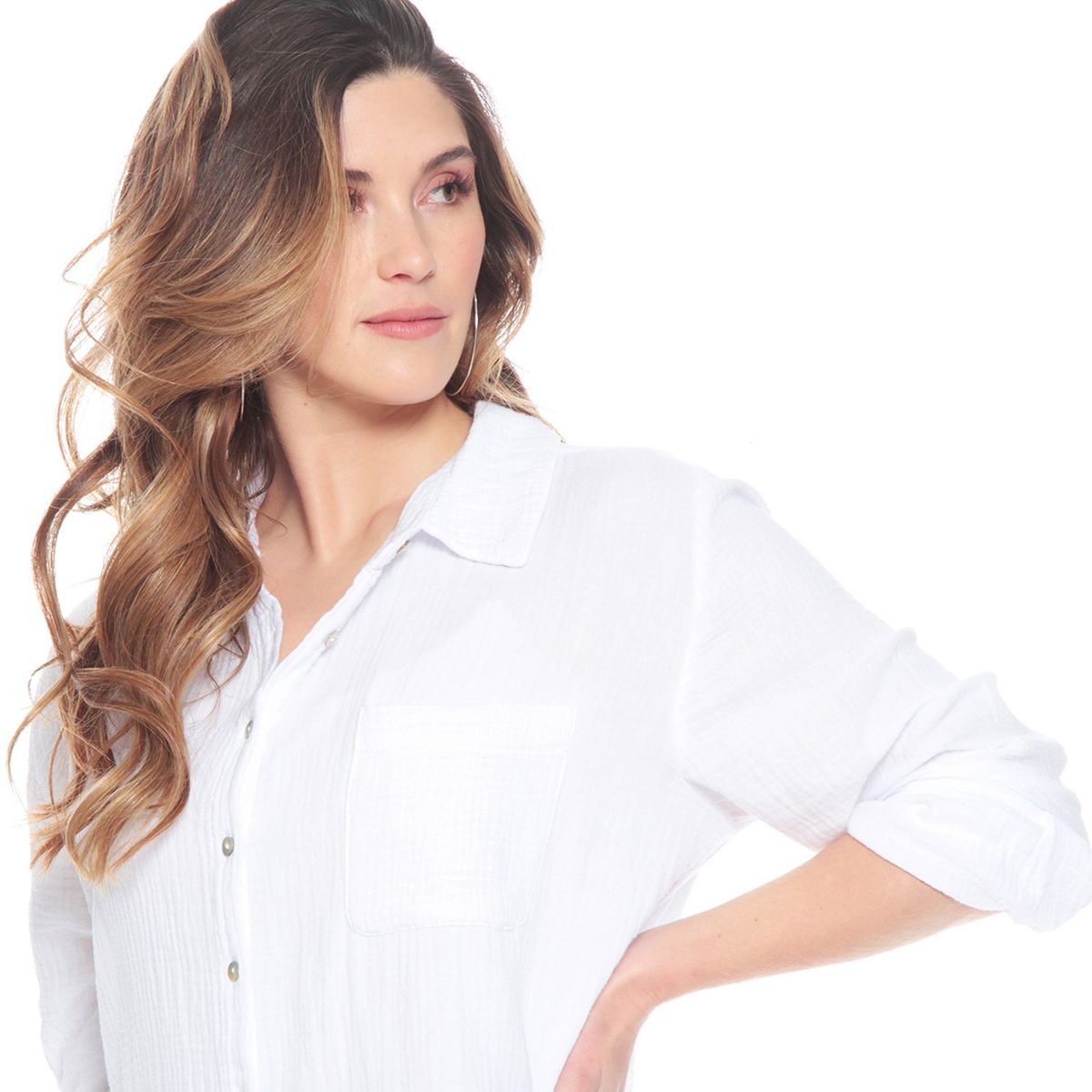 WADOS - Blusas Manga Larga Algodón Mujer Wados