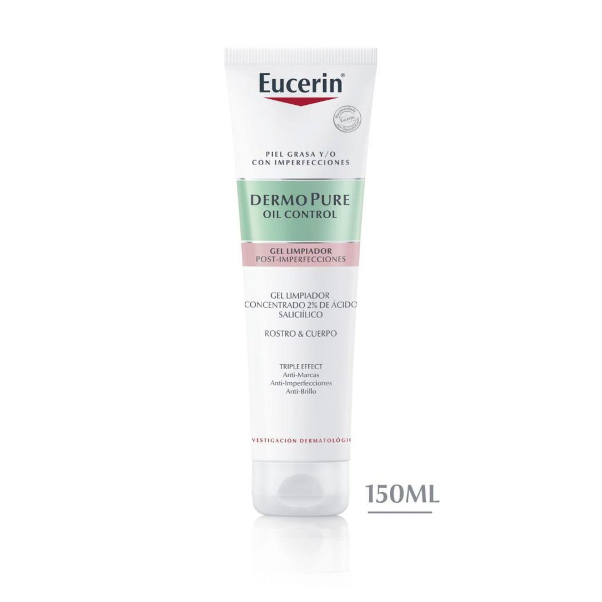 EUCERIN - EUCERIN DERMOPURE Gel Limpiador Concentrado Triple Efecto 150ml