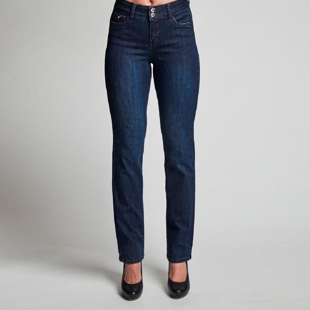 TENTATION - Jeans Clásico Semi Recto