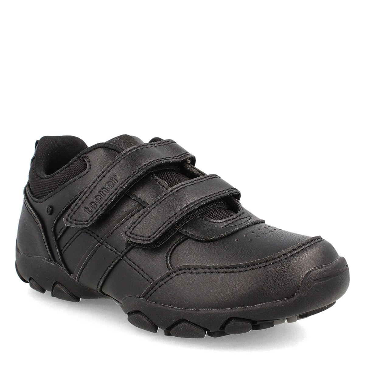 TEENER - Calzado Escolar Niño Cuero Negro (34 a 38) Teener