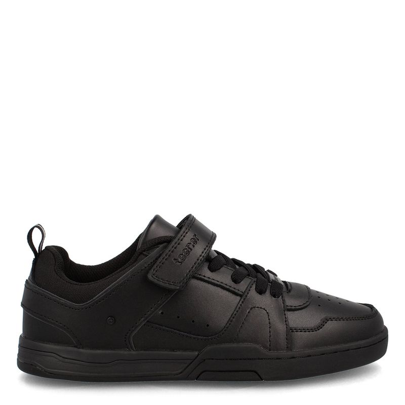 TEENER - Calzado Escolar Niño Cuero Negro (34 a 38) Teener