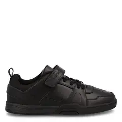 TEENER - Calzado Escolar Niño Cuero Negro (34 a 38)