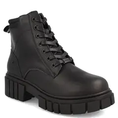 TEENER - Calzado Escolar Mujer Cuero Negro