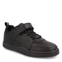 TEENER - Calzado Escolar Niño Cuero Negro (34 a 38)