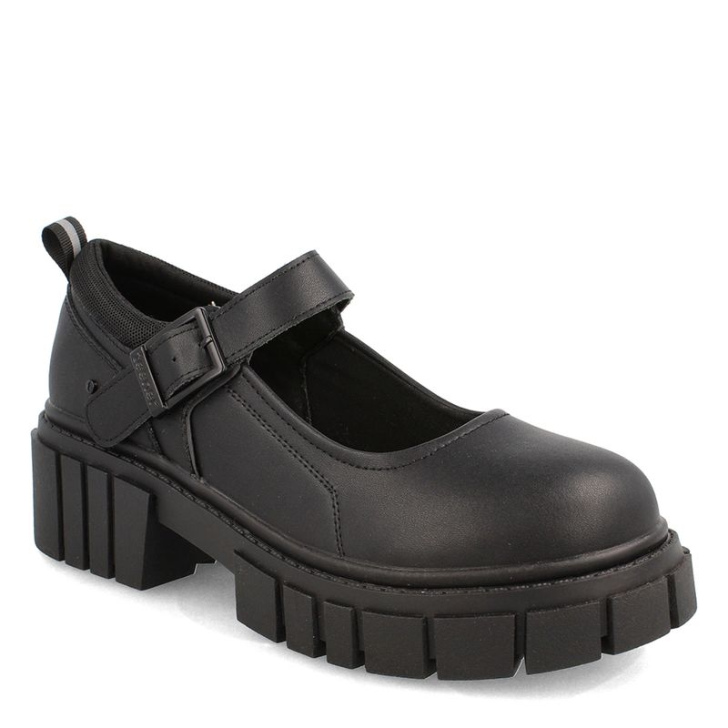 TEENER - Calzado Escolar Mujer Cuero Negro Teener