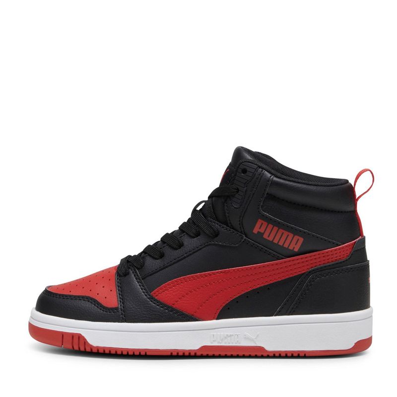 PUMA - Rebound V6 Mid Jr Zapatilla Urbana Niño Negro Puma