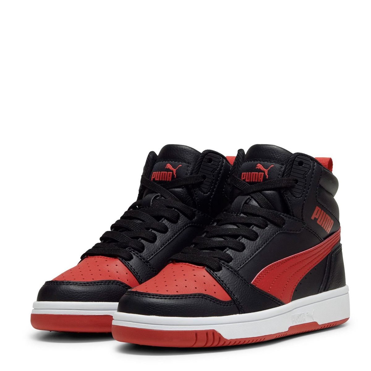 PUMA - Rebound V6 Mid Jr Zapatilla Urbana Niño Negro Puma
