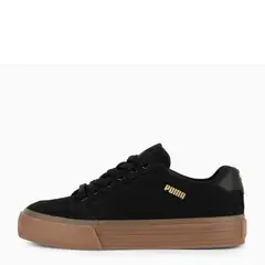 PUMA - Court Classic Vulc Jr Zapatilla Urbana Hombre Negro