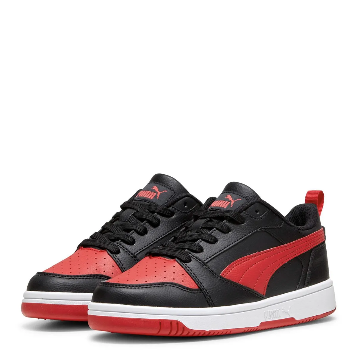 PUMA - Rebound V6 Lo Jr Zapatilla Urbana Niño Negro (35.5 a 38) Puma