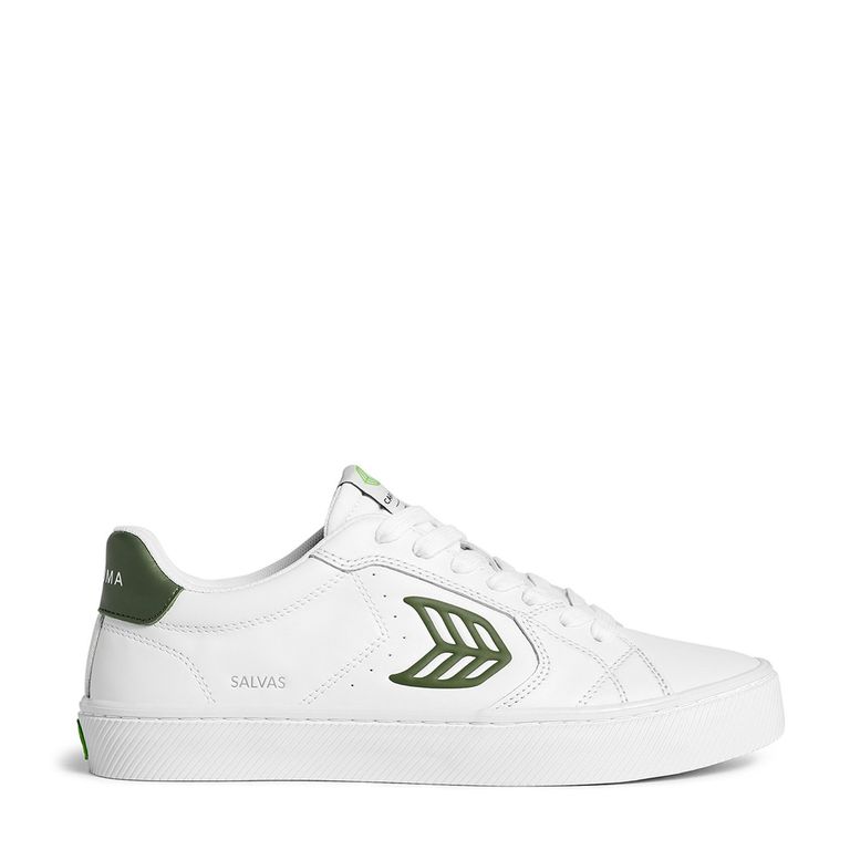Salvas Leather Zapatilla Skate Hombre Blanco