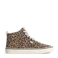 CARIUMA - Oca High Leopard Print Zapatilla Urbana Mujer Café