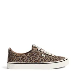 CARIUMA - Oca Low Leopard Print Zapatilla Urbana Mujer Café