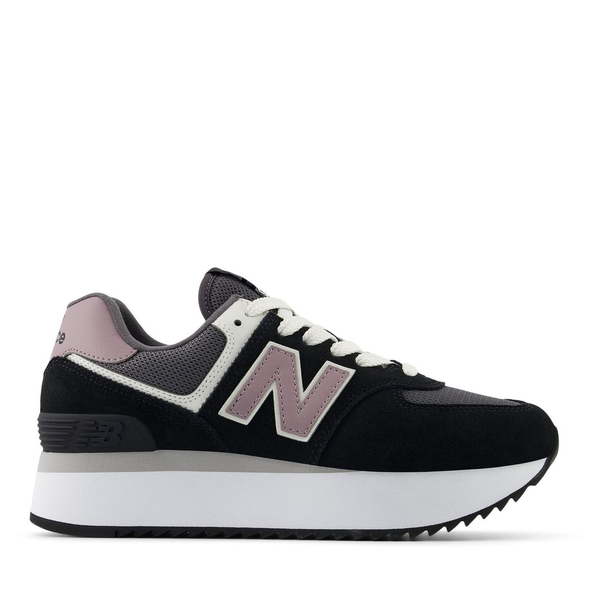 NEW BALANCE - 574 Zapatilla Urbana Mujer Cuero Negro New Balance