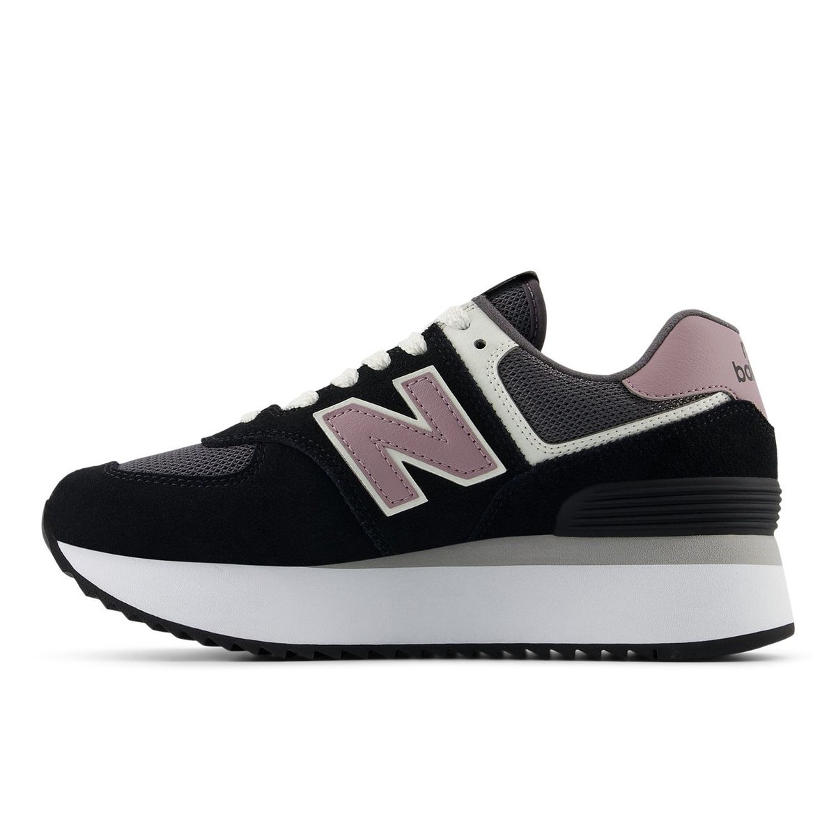NEW BALANCE - 574 Zapatilla Urbana Mujer Cuero Negro New Balance