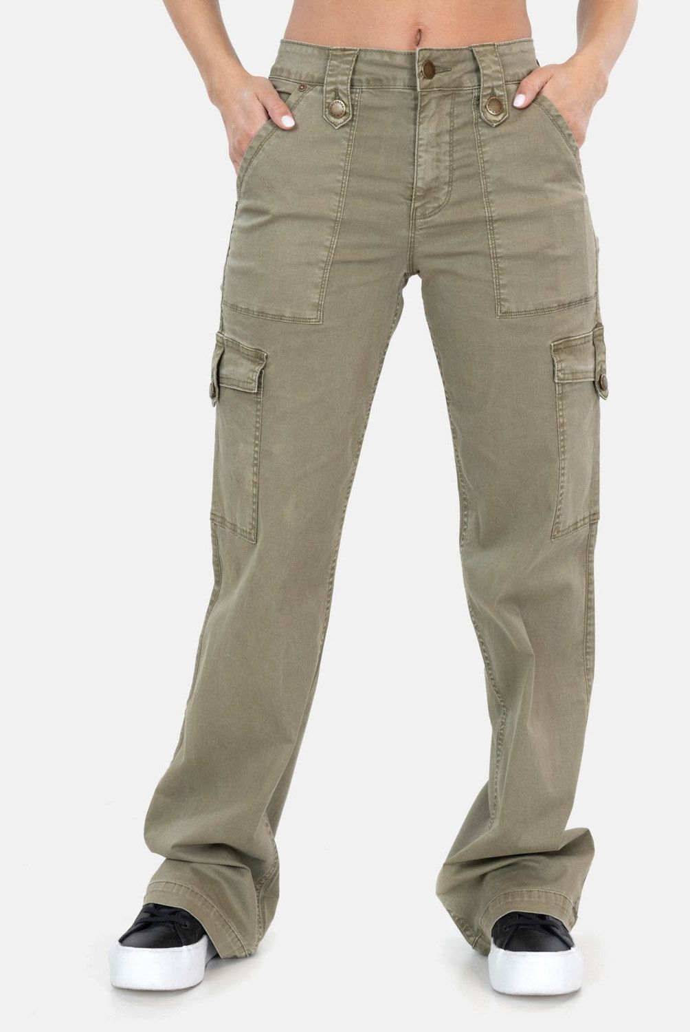 MAUI AND SONS - Pantalón Cargo Tiro Medio Mujer Maui And Sons