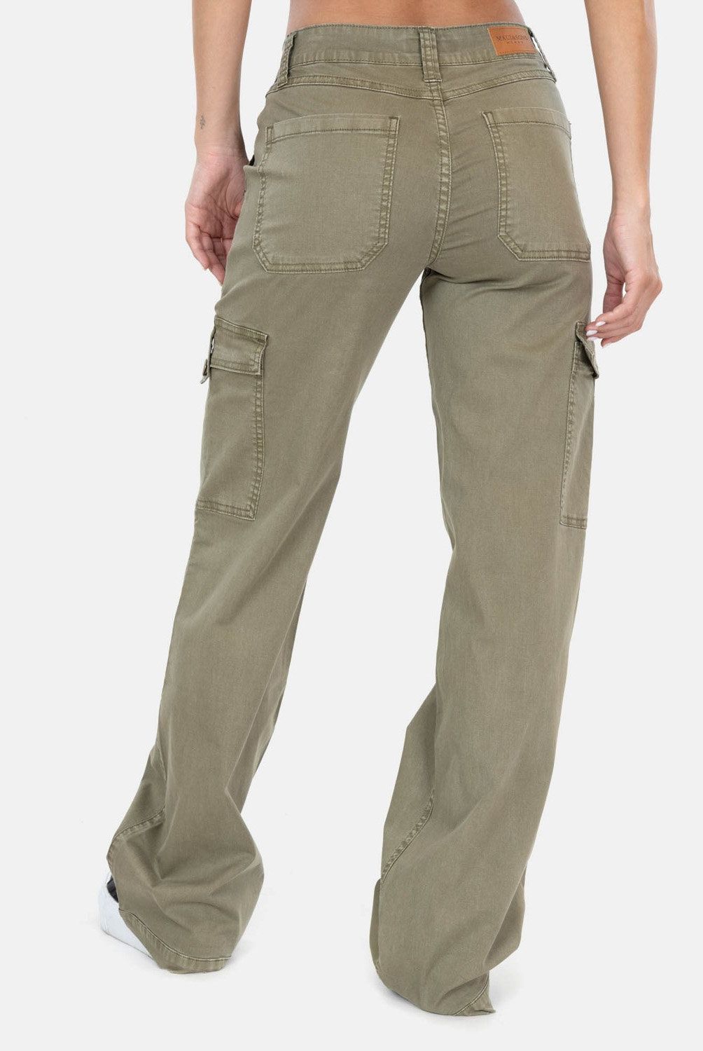 MAUI AND SONS - Pantalón Cargo Tiro Medio Mujer Maui And Sons