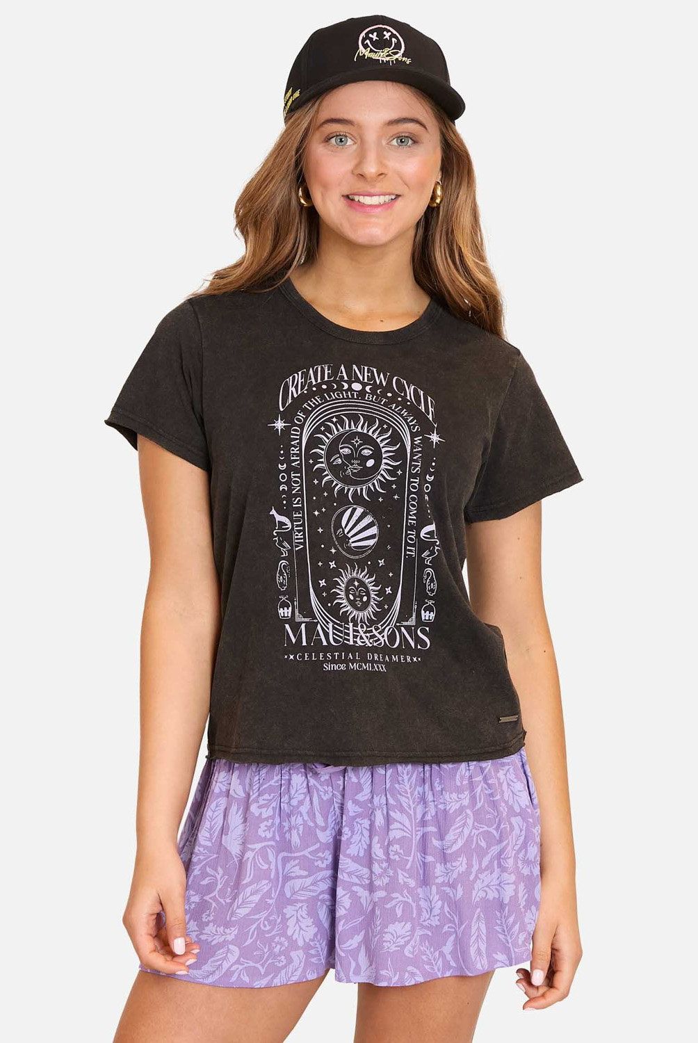 MAUI AND SONS - Polera Manga Corta Algodón Mujer Maui And Sons