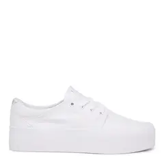 DC SHOES - Trase Platform Xwww Zapatilla Urbana Mujer Cuero Blanco