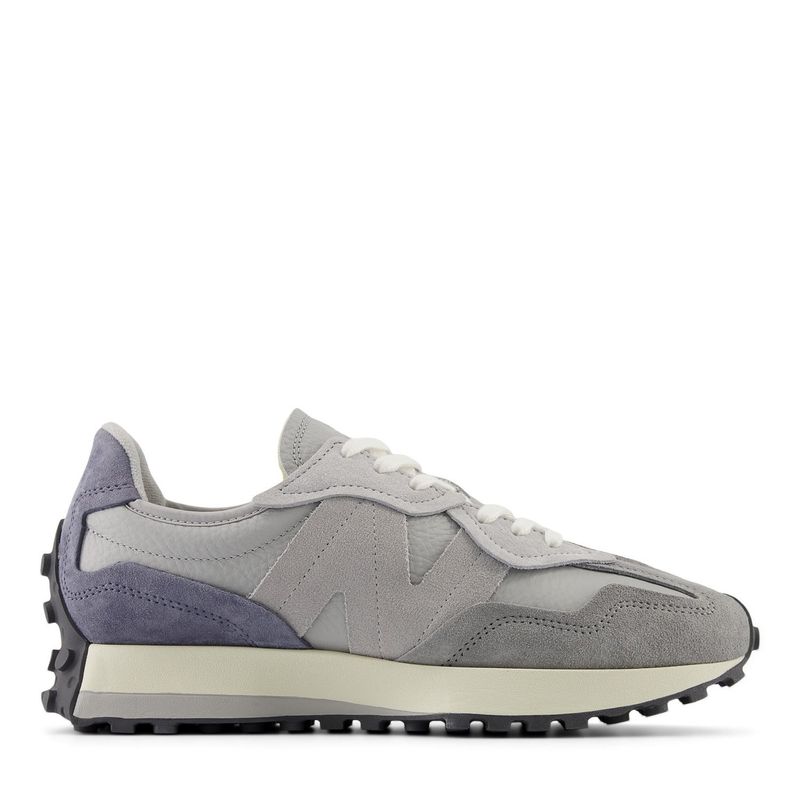 NEW BALANCE - 327 Zapatilla Urbana Mujer Cuero Gris New Balance