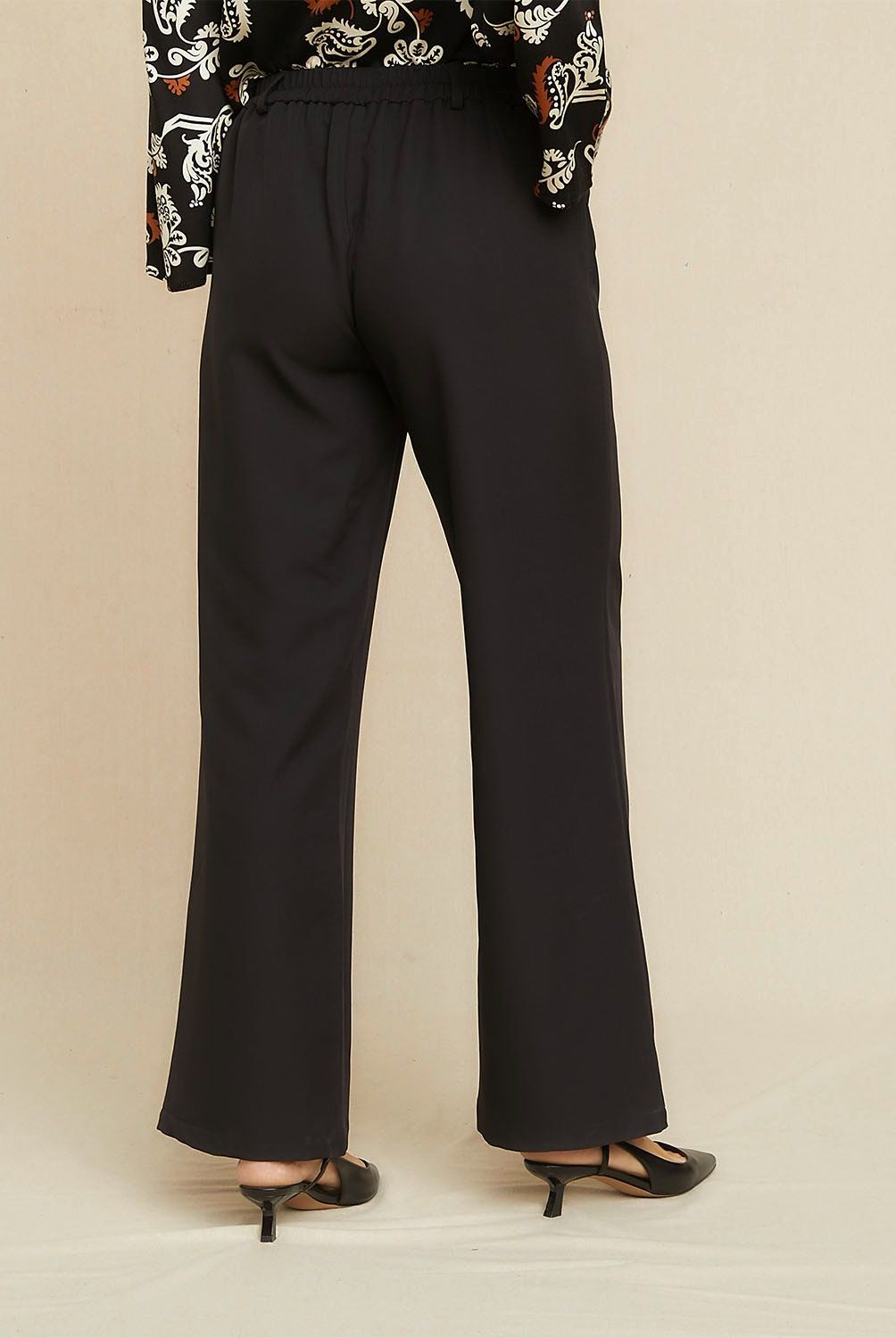 S COCCI - Pantalón Flare Tiro Medio Mujer S Cocci