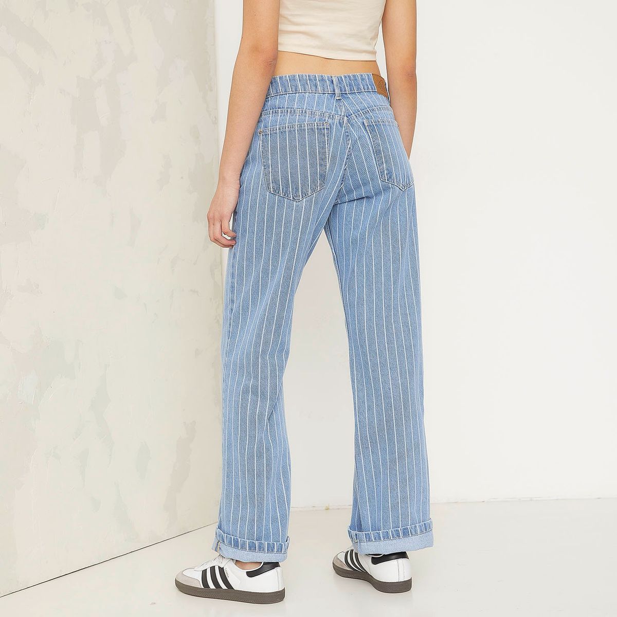 AMERICANINO - Jeans Wide Leg Tiro Medio Mujer Americanino