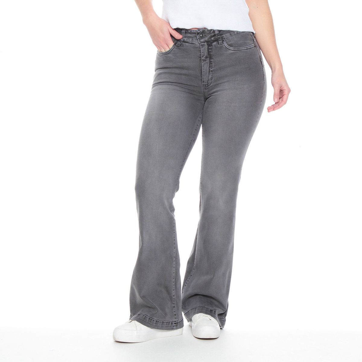 WADOS - Jeans Flare Tiro Alto Mujer Wados