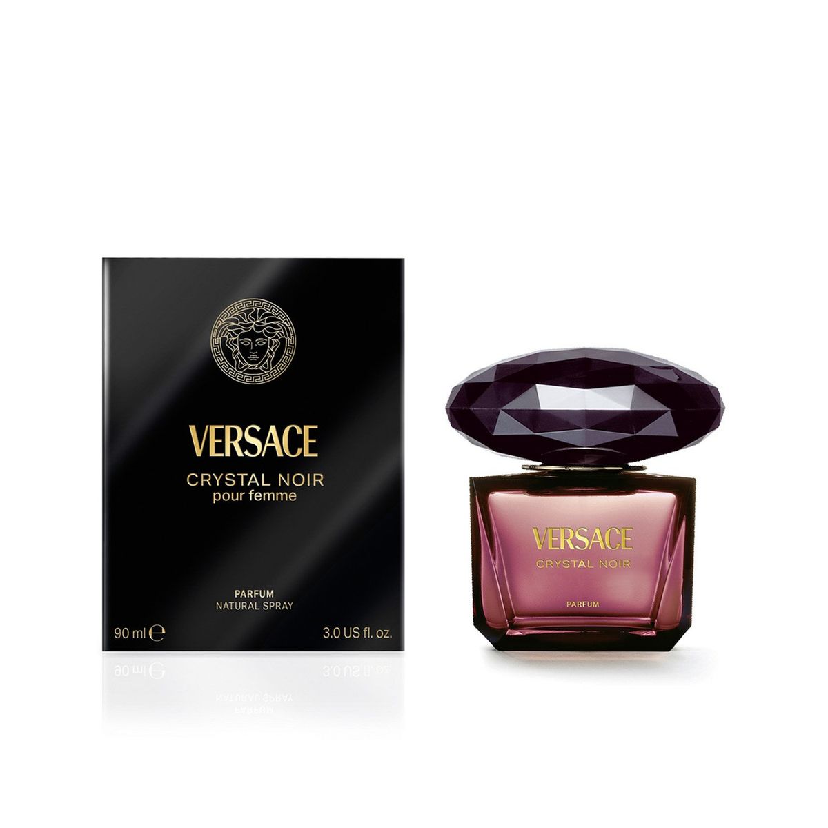 VERSACE - Perfume Mujer Crystal Noir Parfum 90 ml Versace
