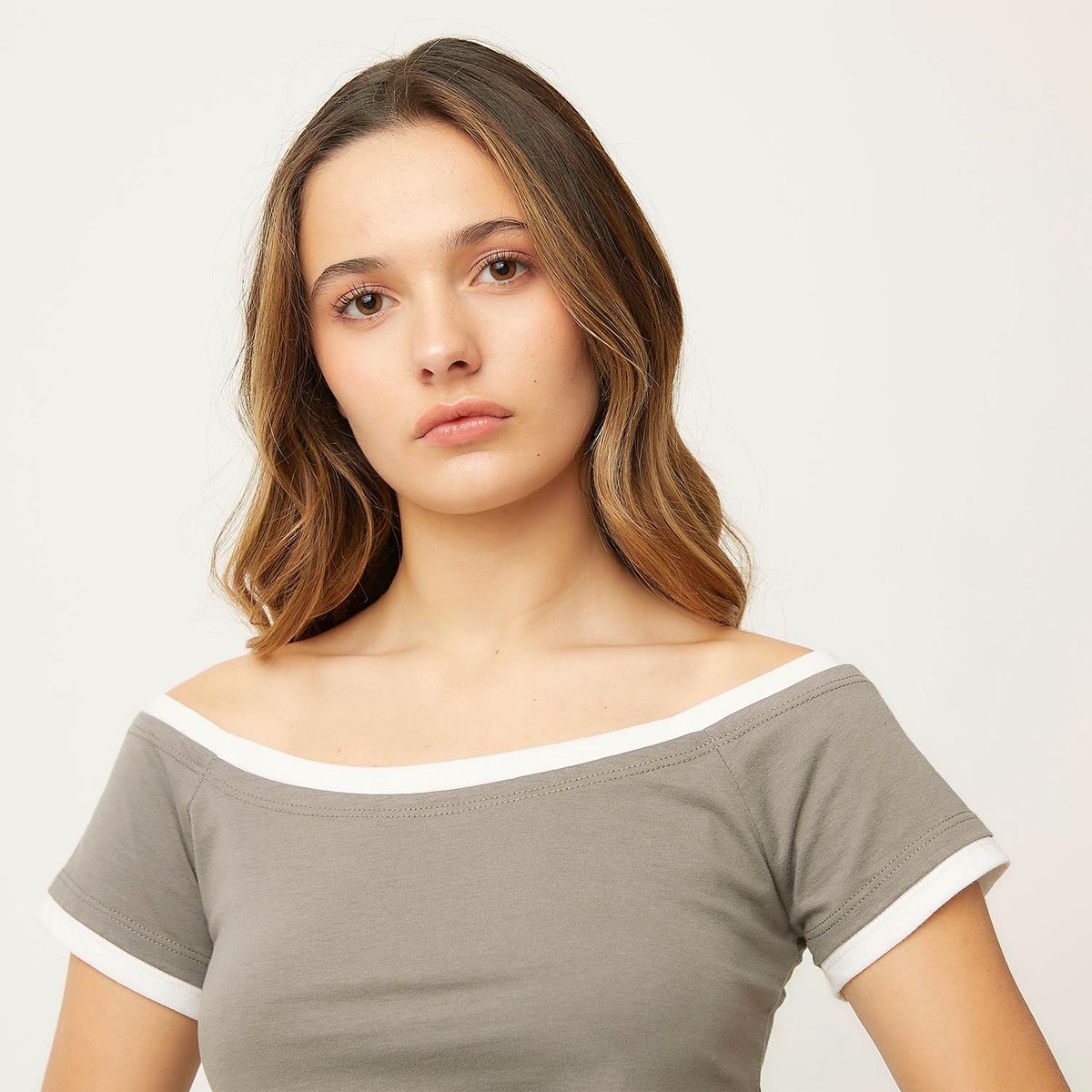 SYBILLA - Polera Manga Corta Algodón Mujer Sybilla