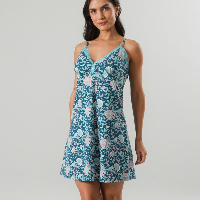 FLORES - Camisola Pabilos Mujer Flores