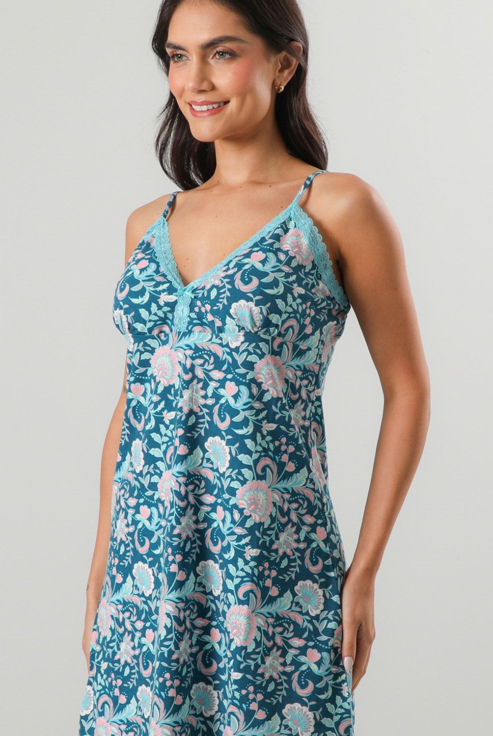 FLORES - Camisola Pabilos Mujer Flores