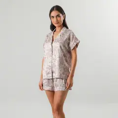 FLORES - Set Top Camisero + Short Mujer