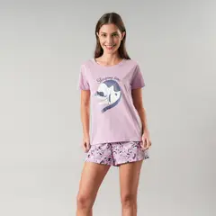 FLORES - Pijamas Top + Short Caja Mujer