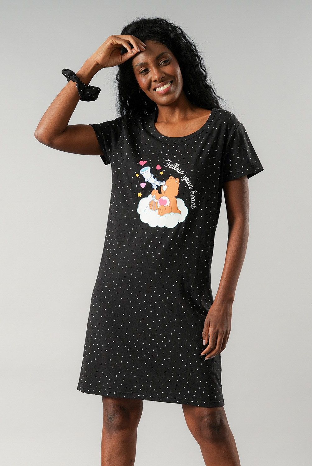 FLORES - Camisola Manga Corta Mujer Flores